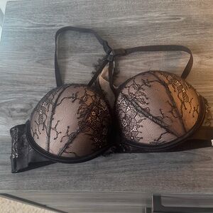 Elegant Black Lace Bra